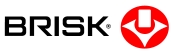 BRISK-bougies-logo-flche blanche sur fond rouge